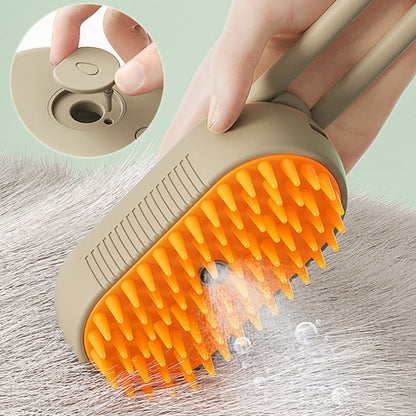 3-in-1 Electric Cat & Dog Steam Brush for Happy, Healthy Pets! ✨