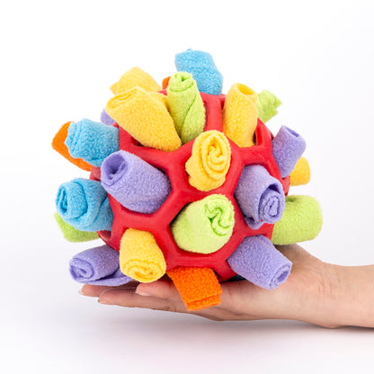 Pet Snuffle Ball - Engage Your Pup with Fun & Flavor!