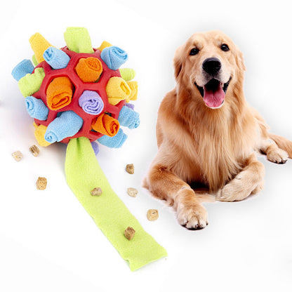 Pet Snuffle Ball - Engage Your Pup with Fun & Flavor!