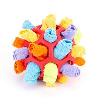 Pet Snuffle Ball - Engage Your Pup with Fun & Flavor!