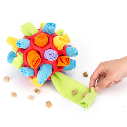 Pet Snuffle Ball - Engage Your Pup with Fun & Flavor!