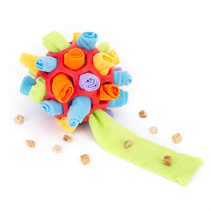 Pet Snuffle Ball - Engage Your Pup with Fun & Flavor!